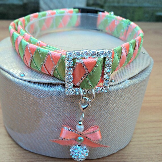 Large Cat Collar 1/2 wide with High Fashion Shamballa