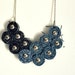 Recycled Levis Jean Bib Necklace No22