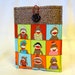 NOOK Tablet Case NOOK Sleeve iPad Mini Case Nook Color Case Padded Sleeve Five Funky Sock Monkeys Fabric Handmade