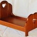 Cherry Wood Doll or Dog bed
