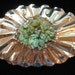 Vintage Native American Silver Turquoise Belt Buckle