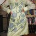 SALE Alfred Shaheen Hawaiian Chartreuse Long Sleeve Dress M/L