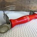 Vintage Red Handled Pastry Dough Blender Nutbrown Made in England