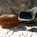 Vintage Midcentury Modern Italian Reed Foot Stool Ico Parisi Pouffe Hassock Franco Albini Ottoman Table Chair