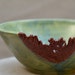 Ceramic Salad Bowl. RED CORAL Bowl. Nature Inspired Bowl. Stoneware Ocean Blue Coral Dish. Kitchen Decor.