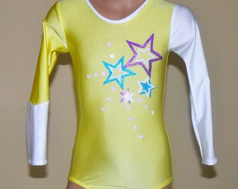 Long Sleeve Leotard Inspired by The American Girl Doll McKenna. Size 2t - Girls 10