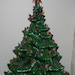 Vintage Ceramic Lighted Christmas Tree 24 inch