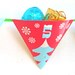Printable Christmas Advent Calendar garland . Fun by Happythought