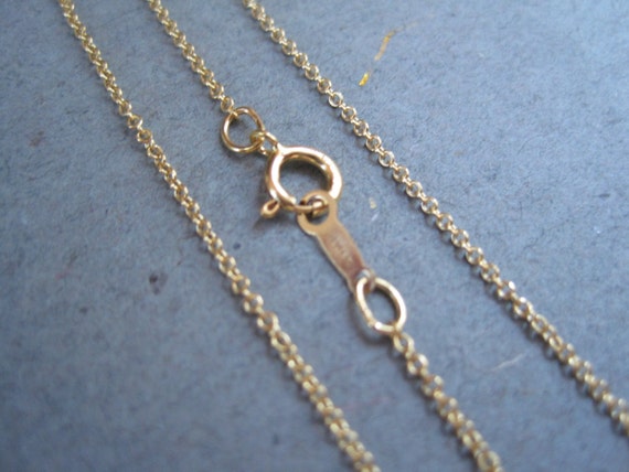 20 Inch Gold Filled Light Cable Chain Necklace by WearableWhispers