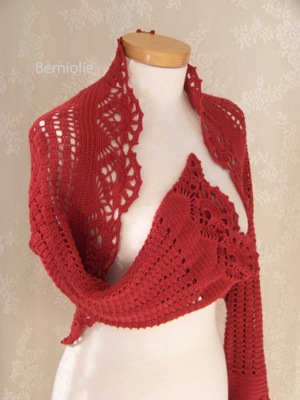 FIORENZA Crochet shrug pattern PDF by BernioliesDesigns on ...