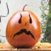 Halloween Gourd Jack O Lantern Natural Fall Harvest Spooky Pumpkin Decoration