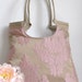 Roma soft pink/brass large tote bag / everyday bag /shoulder bag / handbag