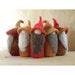 Autumn Toned Needle Felted Gnomes