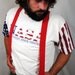 Basic Red Vintage Suspenders