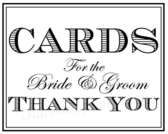 Items similar to Wedding Signs Thank You Signs Wedding