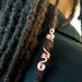 Copper Colored Loc Jewelry Hair Coil for Babylocs Sisterlocks, Braids, and Twists