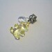 Cute Teddy Gummy Bear Fits Pandora Bracelet European Yellow Bead Dangle KAWAII KITSCH