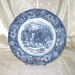 Staffordshire Liberty Blue Washington at Valley Forge Luncheon Decorator Plate