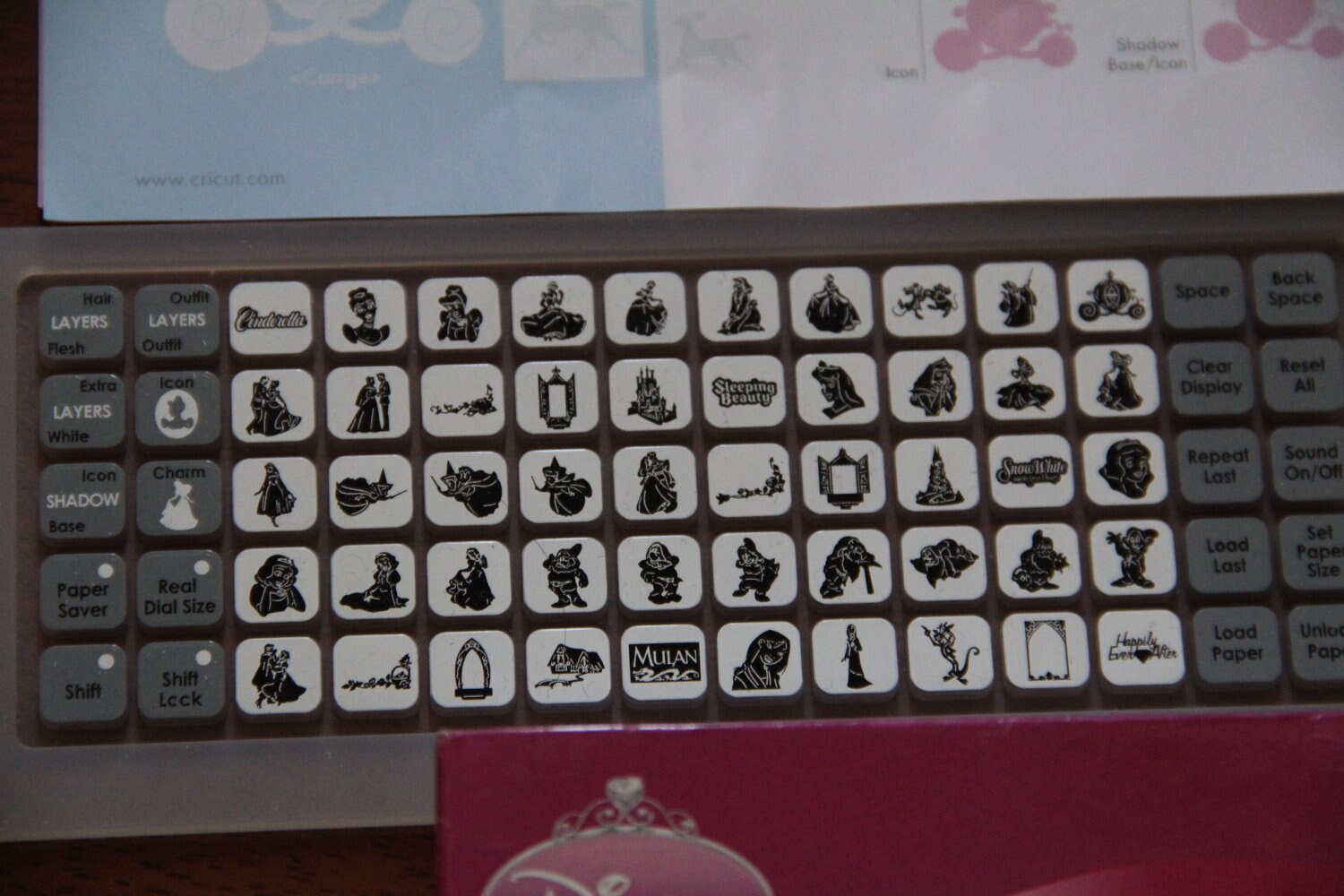 Cricut Expression Cartridge Disney Princess Happily Ever After