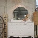 RESERVED for CATE Painted Cottage Chic Shabby White French Dresser DR408