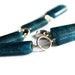 SALE Apatite Bracelet with Silver Circles