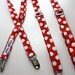 Little Guy Adjustable HOLIDAY SUSPENDERS - Very Merry Collection - (All Sizes) - Baby Boy Toddler - Custom Order - Wedding - Photo Prop