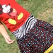 SALE Disney Mickey Mouse Upcycled Tshirt Dress, size 6 7 8, Ready to Ship