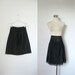 Reserved...Half Slip / 1950s Black Nylon and Lace Slip / Barbican (small medium)