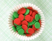 Christmas Jumbo Quins / Sprinkles for Decorating Cupcakes, Cookies and Cakes (3 ounces) - red and green Il_170x135