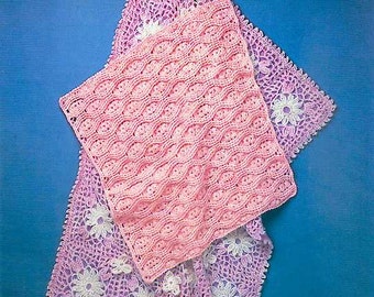 BABY CROCHET Pattern - Baby's Carriage Cot cover/pram cover PDF download