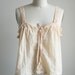 20s Pintuck Cotton Camisole with Lace Straps - Pastel Pink Camisole