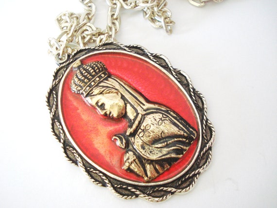 LARGE Mother Mary Catholic Pendant Scapular by LuxMeaChristus