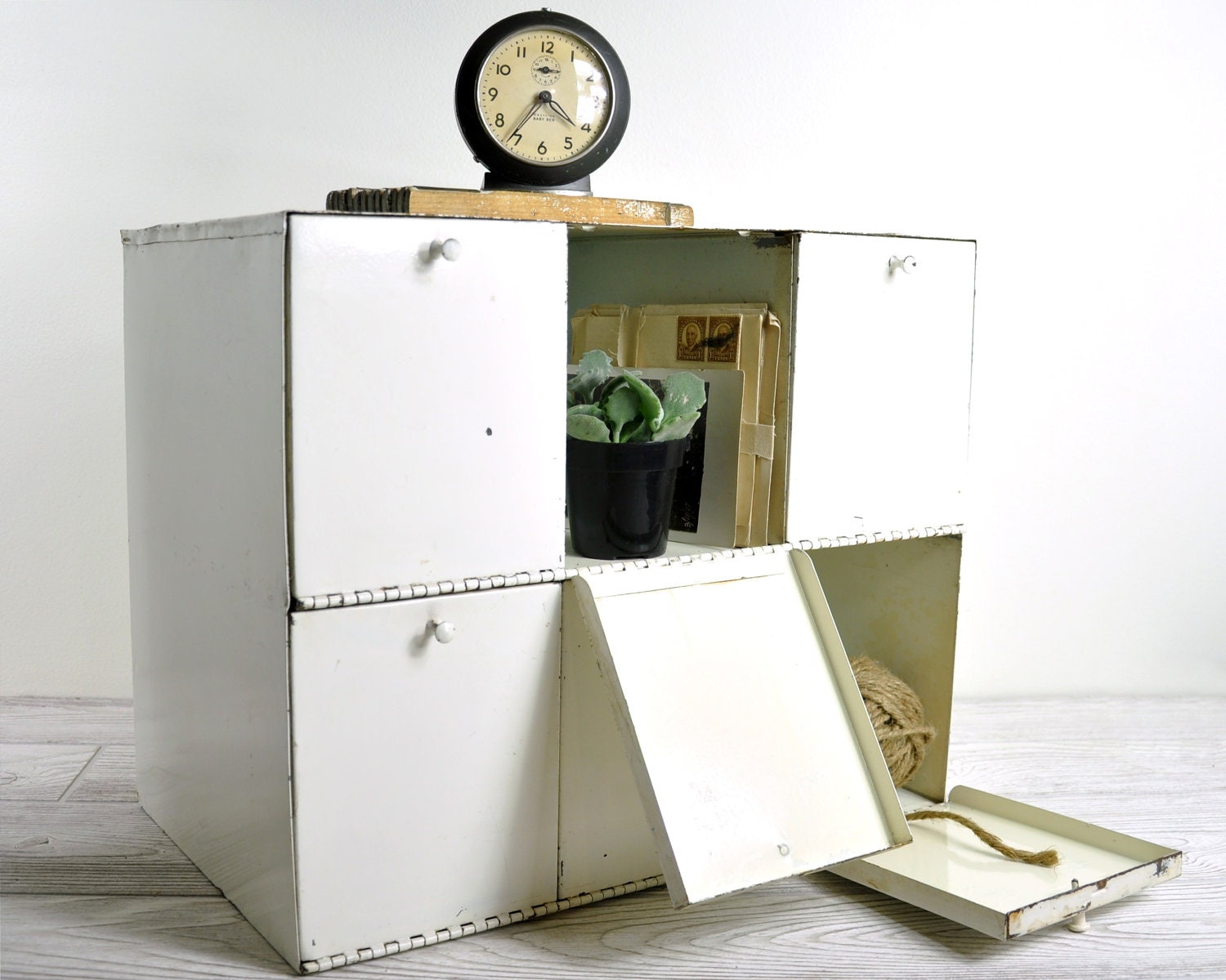 Vintage Pharmacy / Metal Storage Box / by HavenVintage