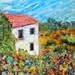 Commission Reserved for Liz landscape painting by Karen Tarlton