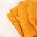 vintage mustard binding blanket