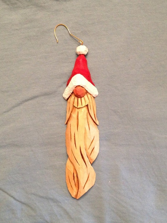 hand carved handmade santa tree ornament wood carving hand carved handmade santa tree ornament wood carving