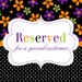 Reserve for Annie Design your own Reversible Sling and Collar Custom Made
