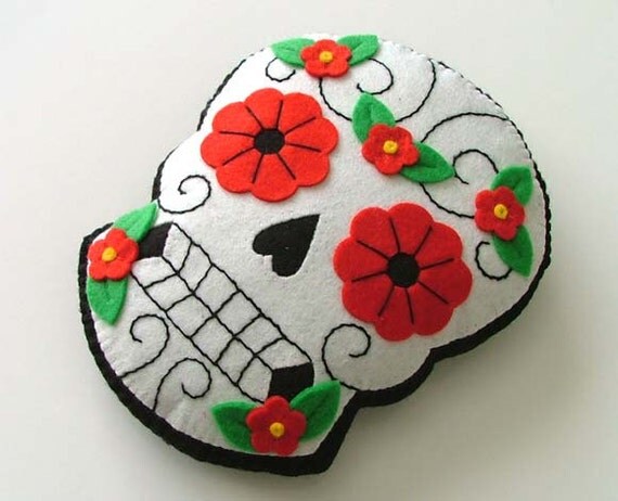 day of the dead plush toy