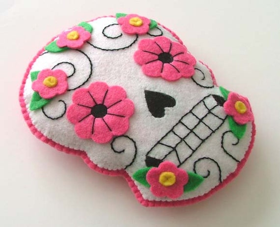 sugar skull plush