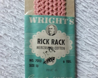 Wrights Rick Rack Vintage Wrights Mini Rick Rack