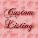 Custom listing for kathyjx