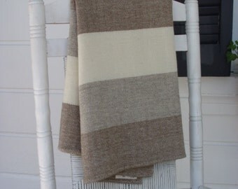 Hand Woven Merino Wool Blanket