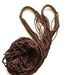 Dark Brown Market Bag - Handmade Shopping Bag - Retro Bag - Farmers Market Bag - Colorful Fishnet Bag