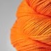 Exploding orange OOAK - Silk/Merino Yarn Lace weight