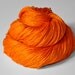 Exploding orange OOAK - Silk Yarn Fingering weight