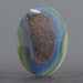 Grey and Blue Drusy Gemstone, Ring and Jewelry Designer Cabochon - Tiny, 19mm (3131)