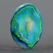 Blue and Green Druzy Oval - Tiny Jewelry Crafting Geode Stones - 20mm (3211)