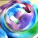 RESERVED for Alynn handdyed wool roving top 8.7 oz.