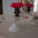 Fenton Silver Crest Milk Glass Cake Stand Modern Wedding - Mid Century at Retro Daisy Girl