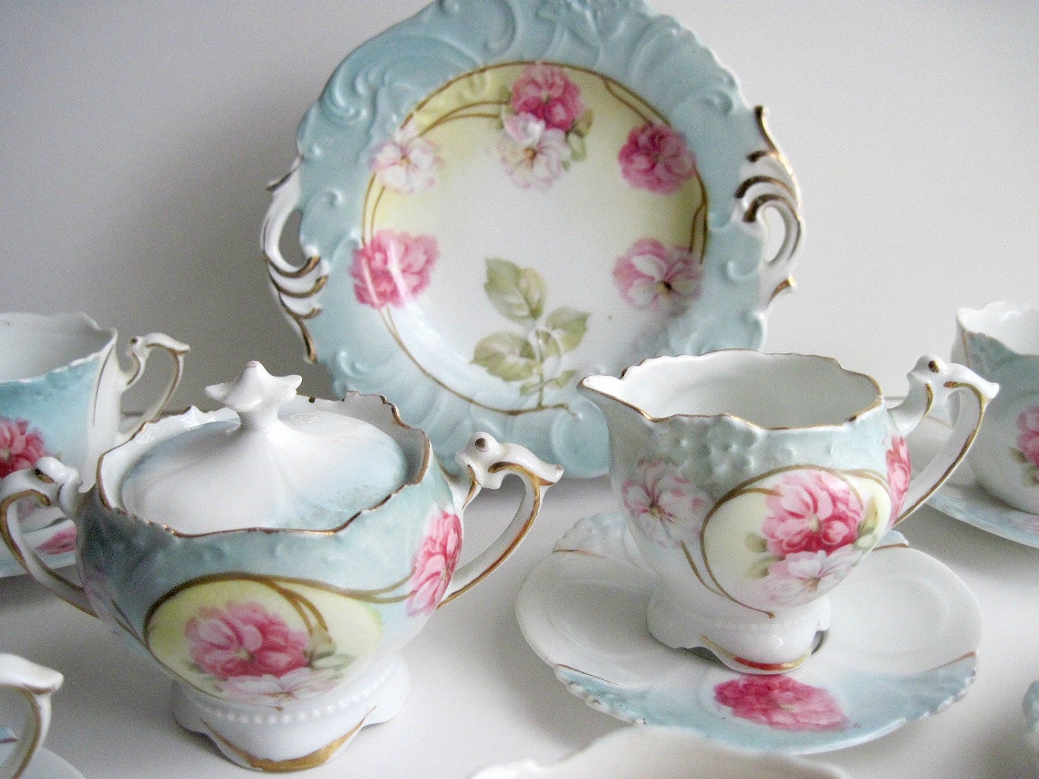 Childs Antique Bavarian Tea Set